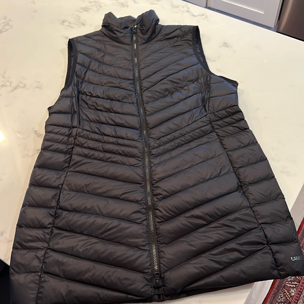 Women’s Lands End Long Quilted Winter Vest